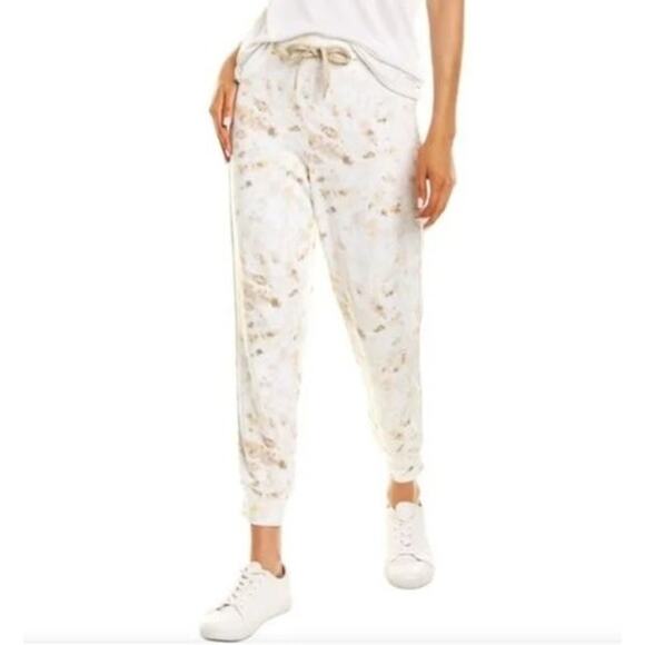 Johnny Was Pants - Johnny Was Joggers Womens X-Small Calme Gold Tie Dye Joggers Comfy Casual Jogger